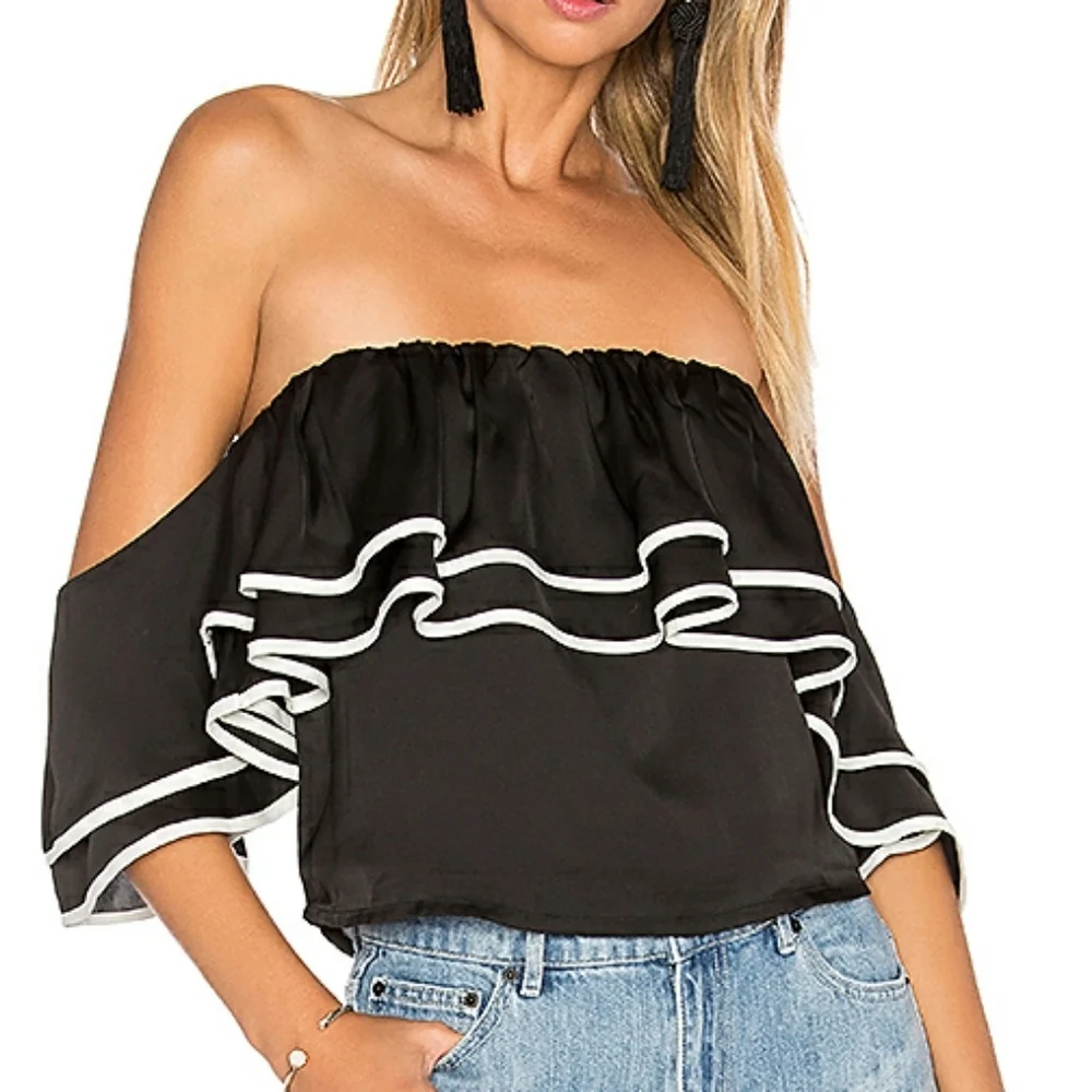 NWT Lovers + Friends Dancer Top Small - Picture 1 of 10